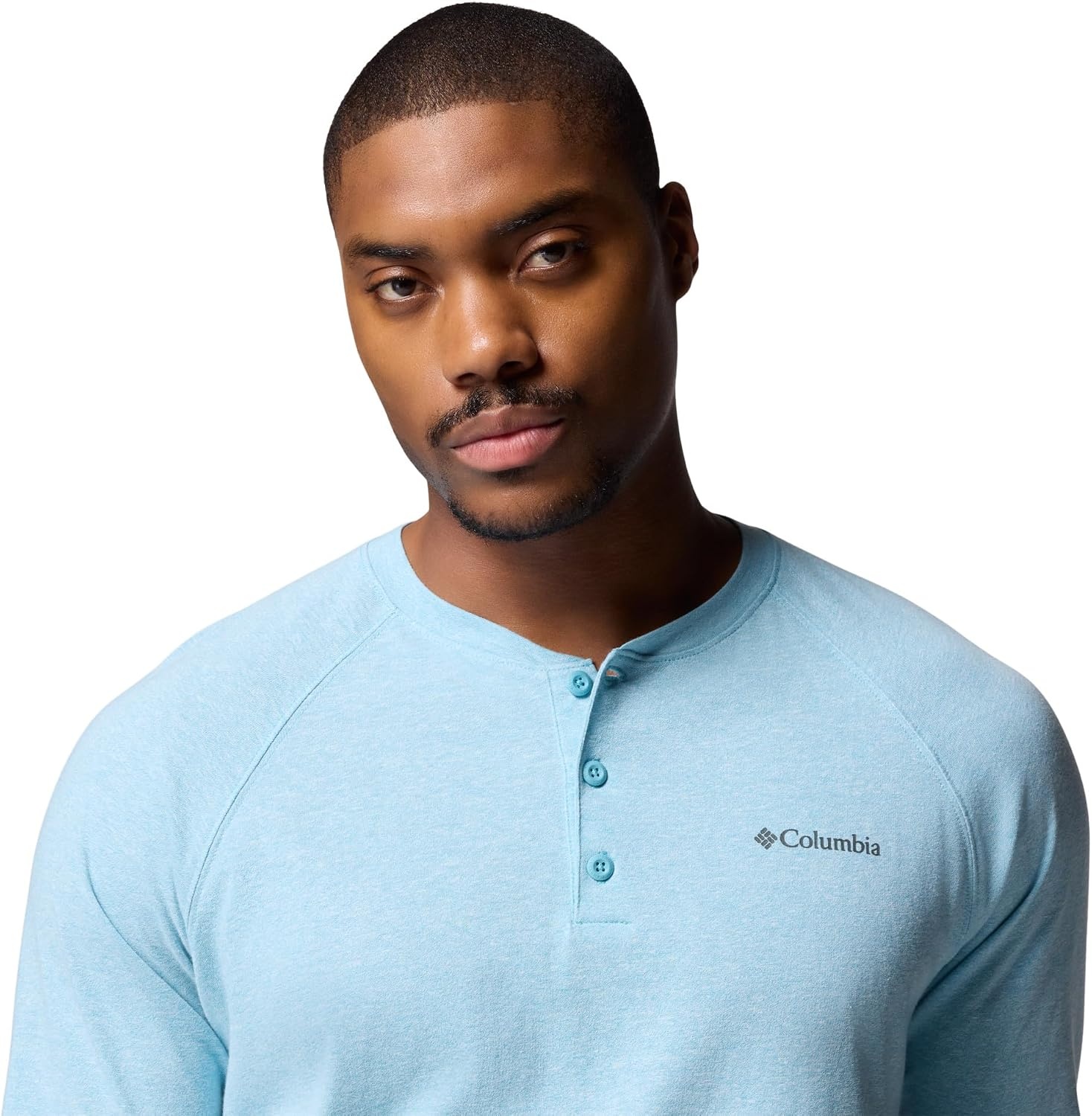 image:imageColumbia Mens Thistletown Hills Raglan HenleyVintage Blue Heather