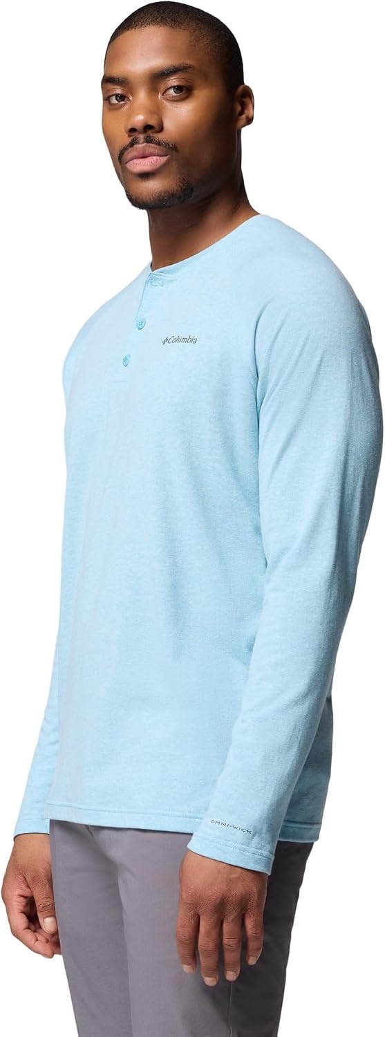 image:imageColumbia Mens Thistletown Hills Raglan HenleyVintage Blue Heather