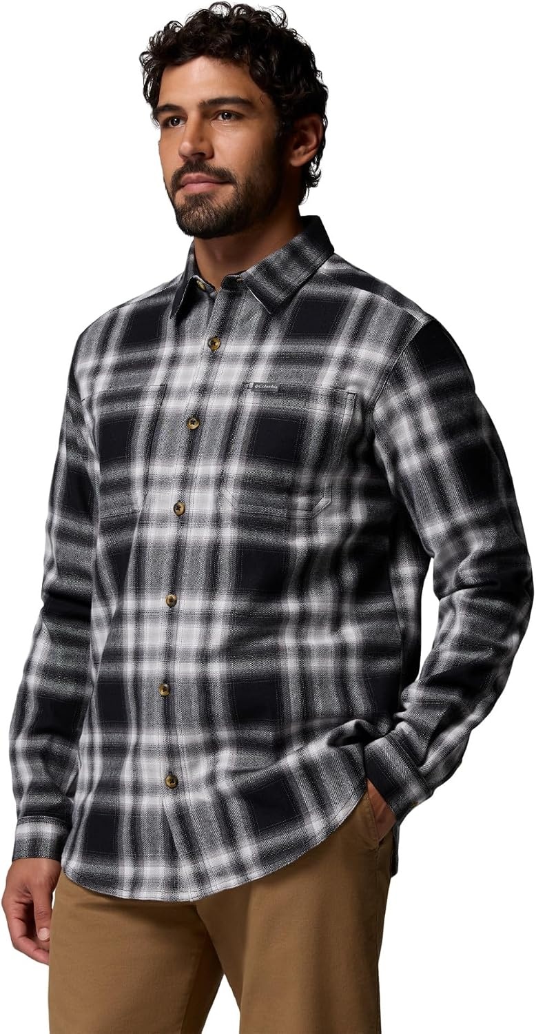 image:imageColumbia Pitchstone Stretch FlannelBlack Twilights OmbreBlack