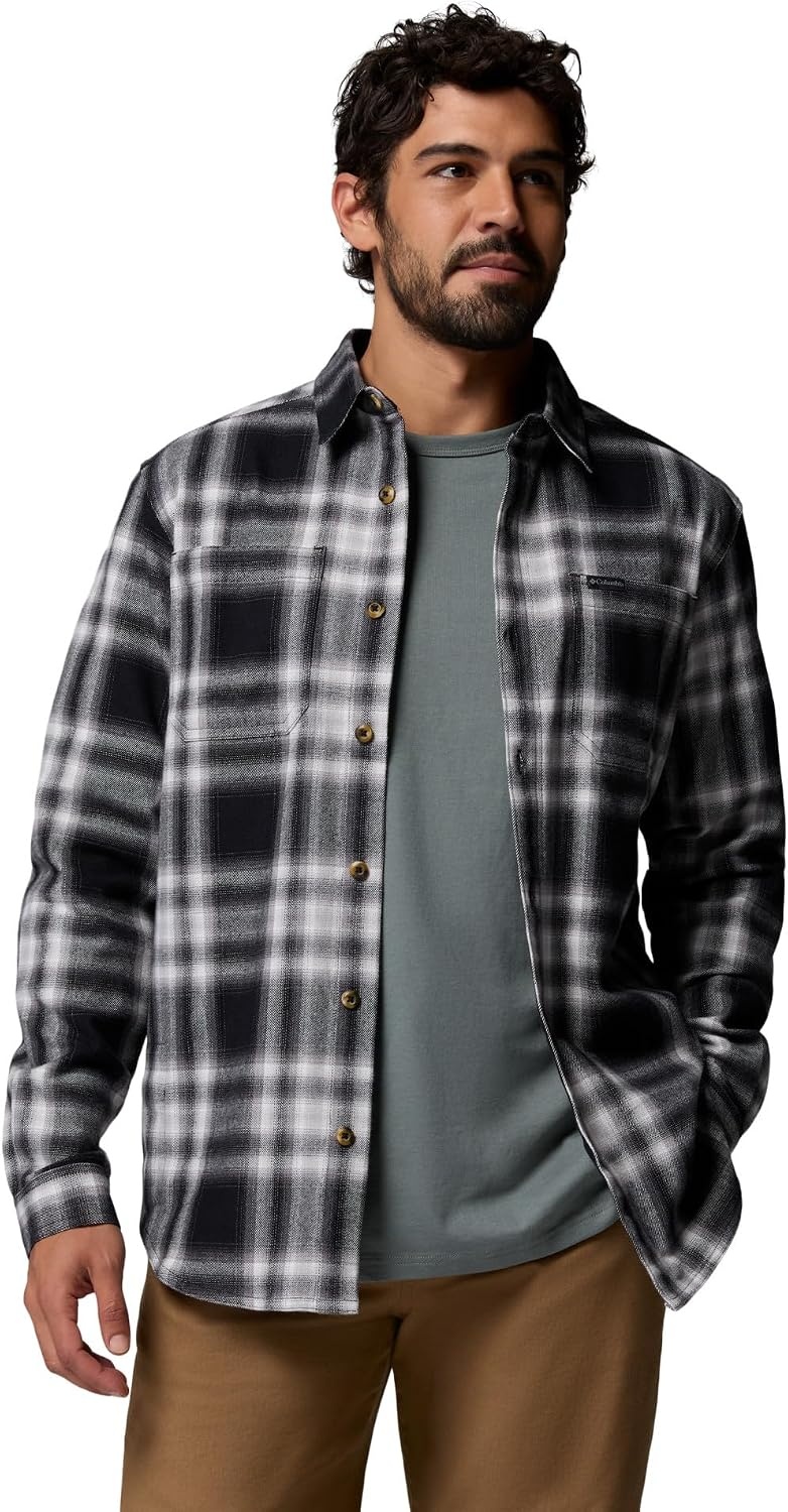 image:imageColumbia Pitchstone Stretch FlannelBlack Twilights OmbreBlack