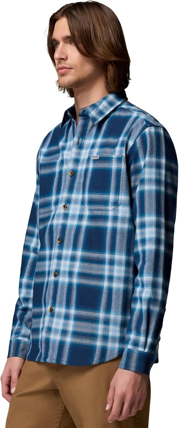 image:imageColumbia Pitchstone Stretch FlannelCollegiate Navy Twilights OmbreCollegiate Navy