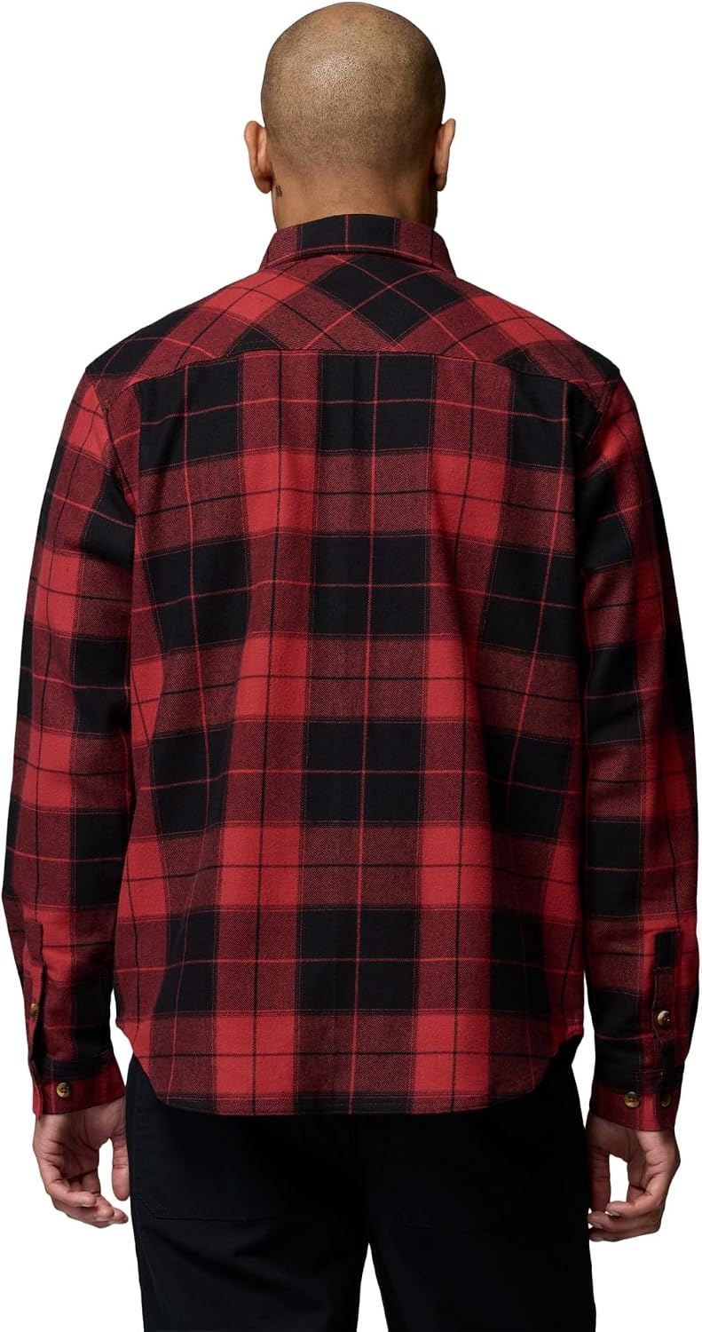 image:imageColumbia Pitchstone Stretch FlannelRed Oxide Macro TartanBlack