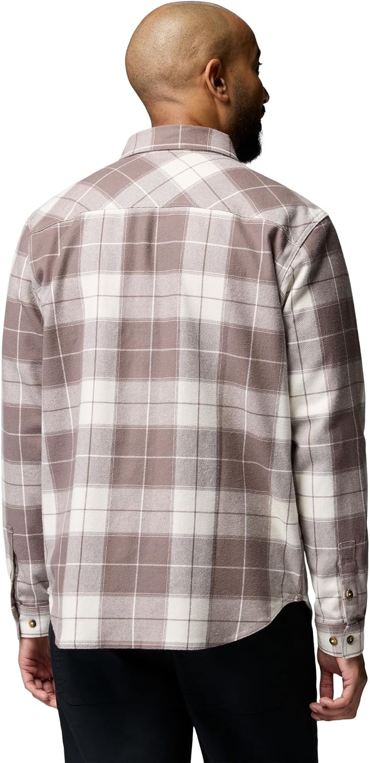 image:imageColumbia Pitchstone Stretch FlannelSea Salt Macro TartanIron