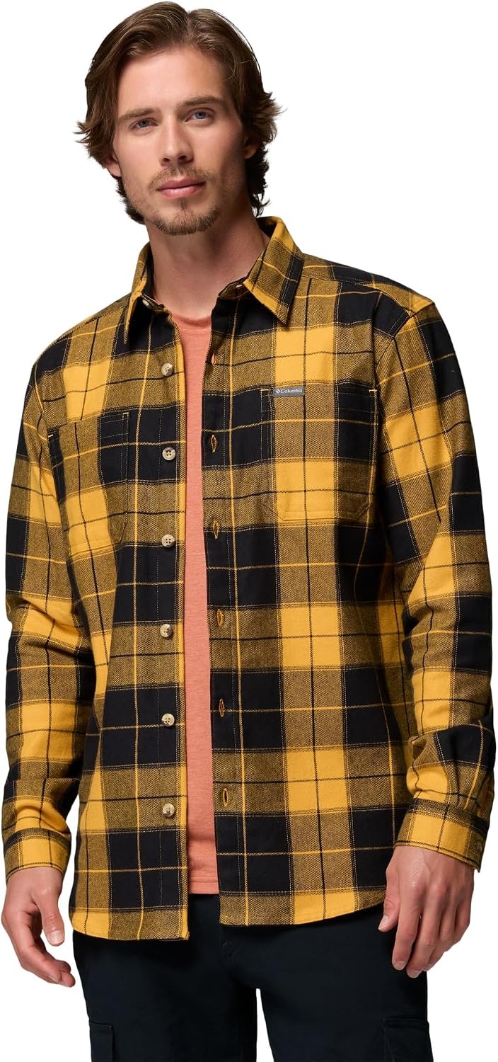 image:imageColumbia Pitchstone Stretch FlannelSquash Macro TartanBlack