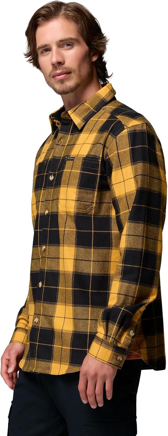 image:imageColumbia Pitchstone Stretch FlannelSquash Macro TartanBlack