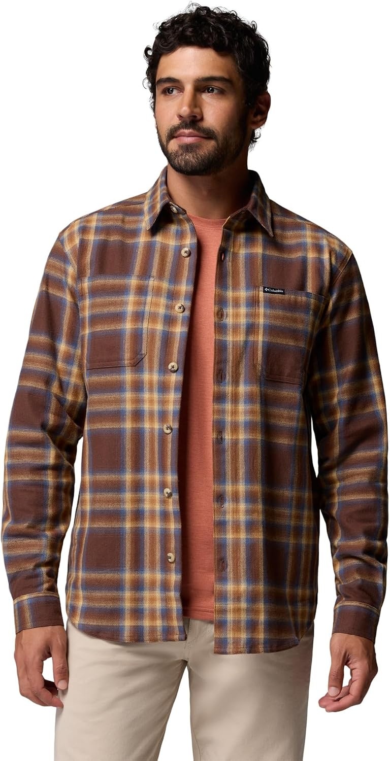 image:imageColumbia Pitchstone Stretch FlannelTobacco Twilights OmbreTobacco