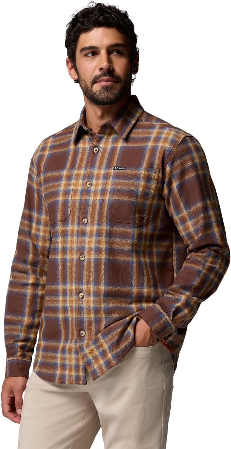 image:imageColumbia Pitchstone Stretch FlannelTobacco Twilights OmbreTobacco