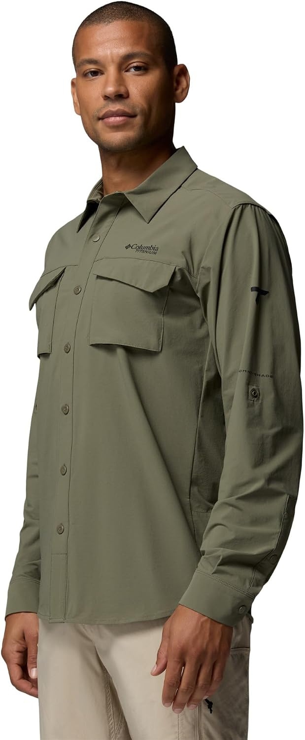 image:imageColumbia Silver Ridge Elite Long Sleeve WovenStone Green