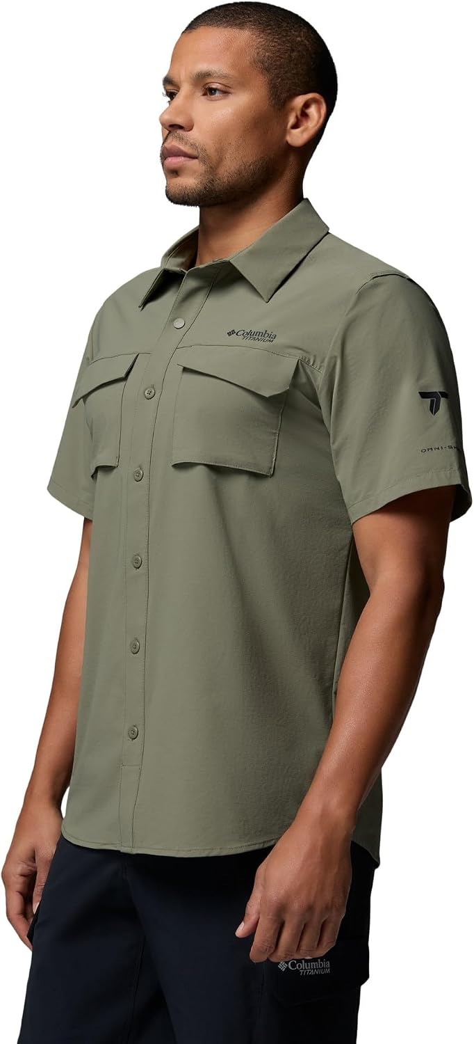 image:imageColumbia Silver Ridge Elite Short Sleeve WovenStone Green