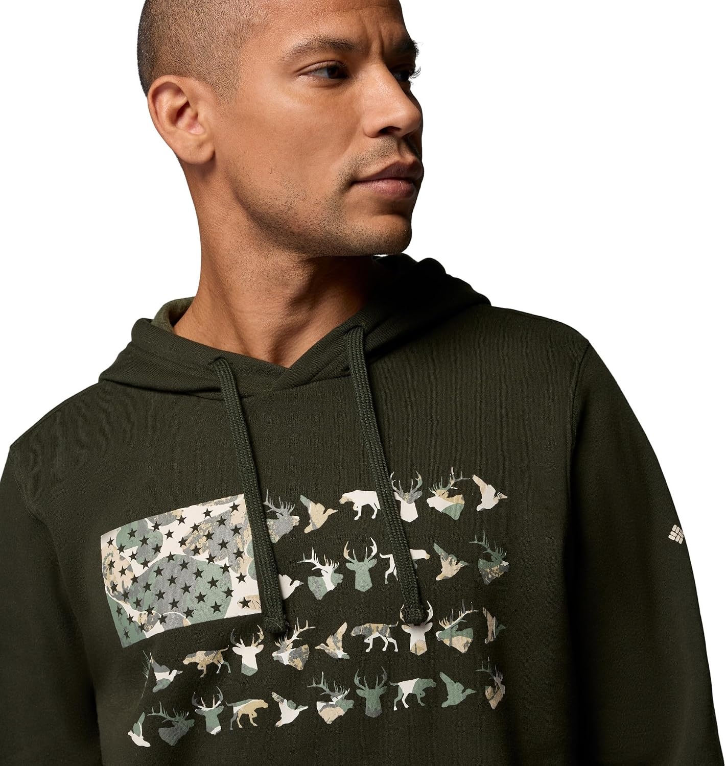 image:imageColumbia mens Phg Game Flag II HoodieGreenscape