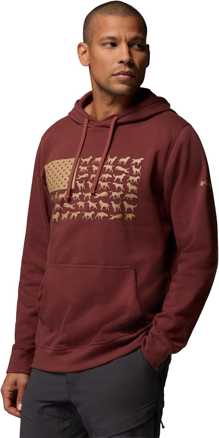 image:imageColumbia mens Phg Game Flag II HoodieRed Rocks