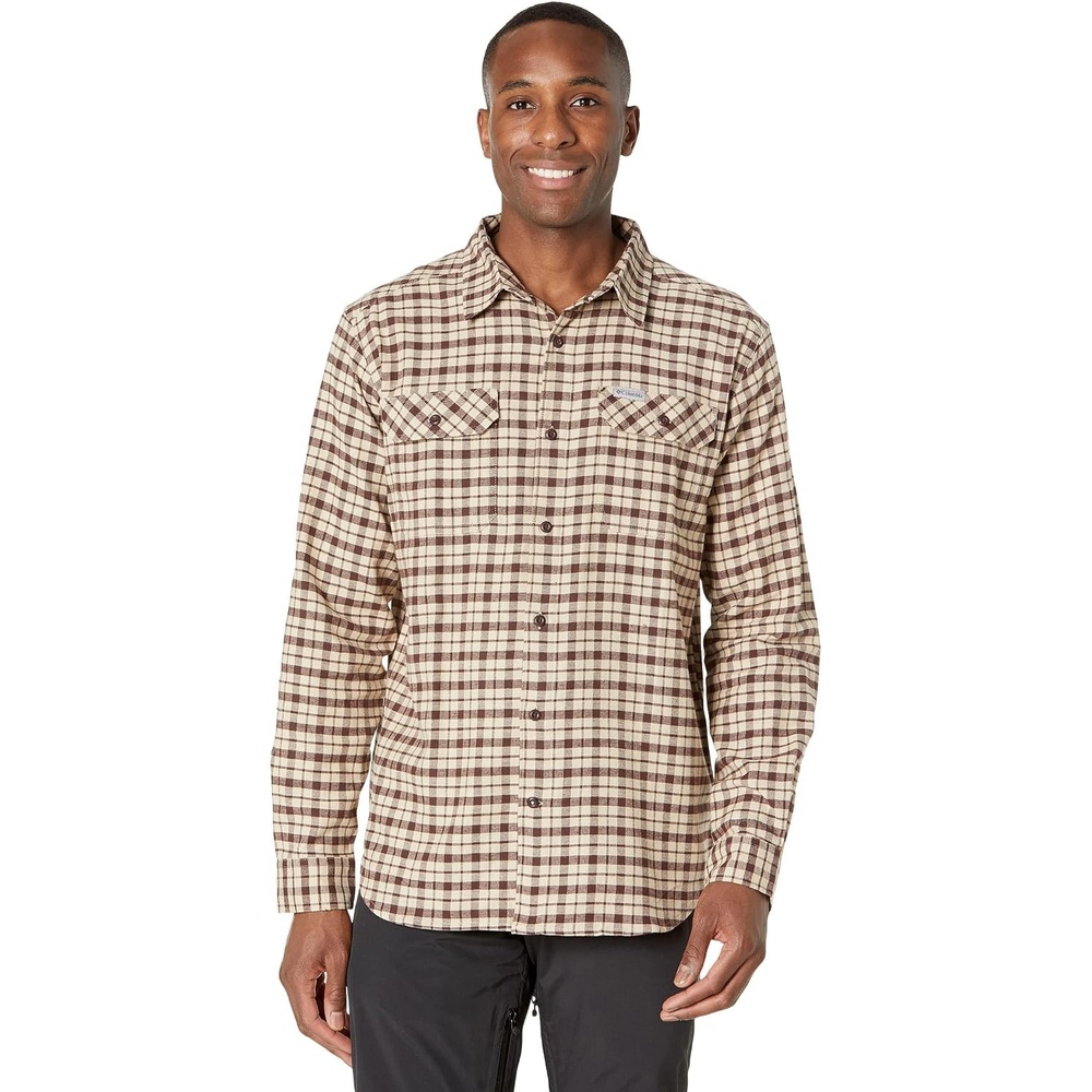 image:imageColumbia Flare Gun Stretch FlannelAncient Fossil Small Check