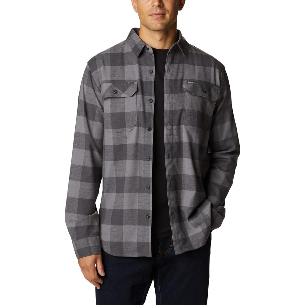 image:imageColumbia Flare Gun Stretch FlannelCity Grey Twill Buffalo Checklegacy