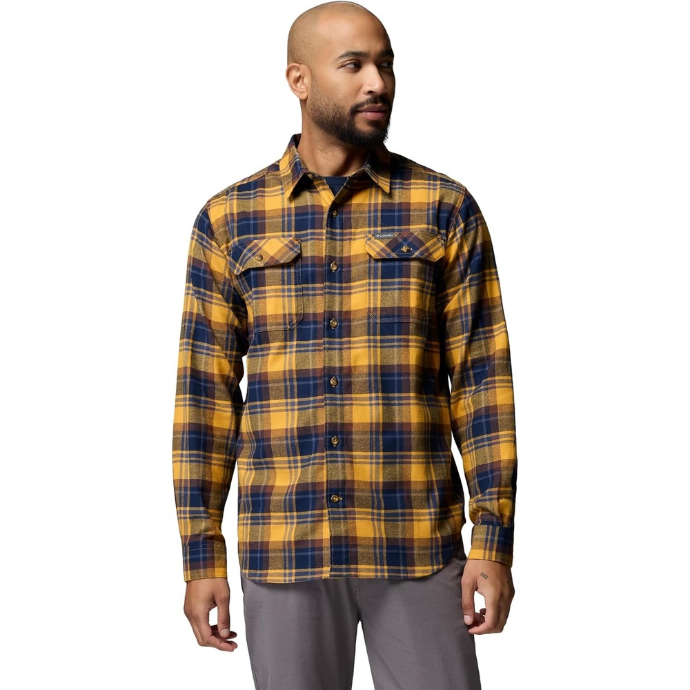 image:imageColumbia Flare Gun Stretch FlannelSquash Dispersed Plaid