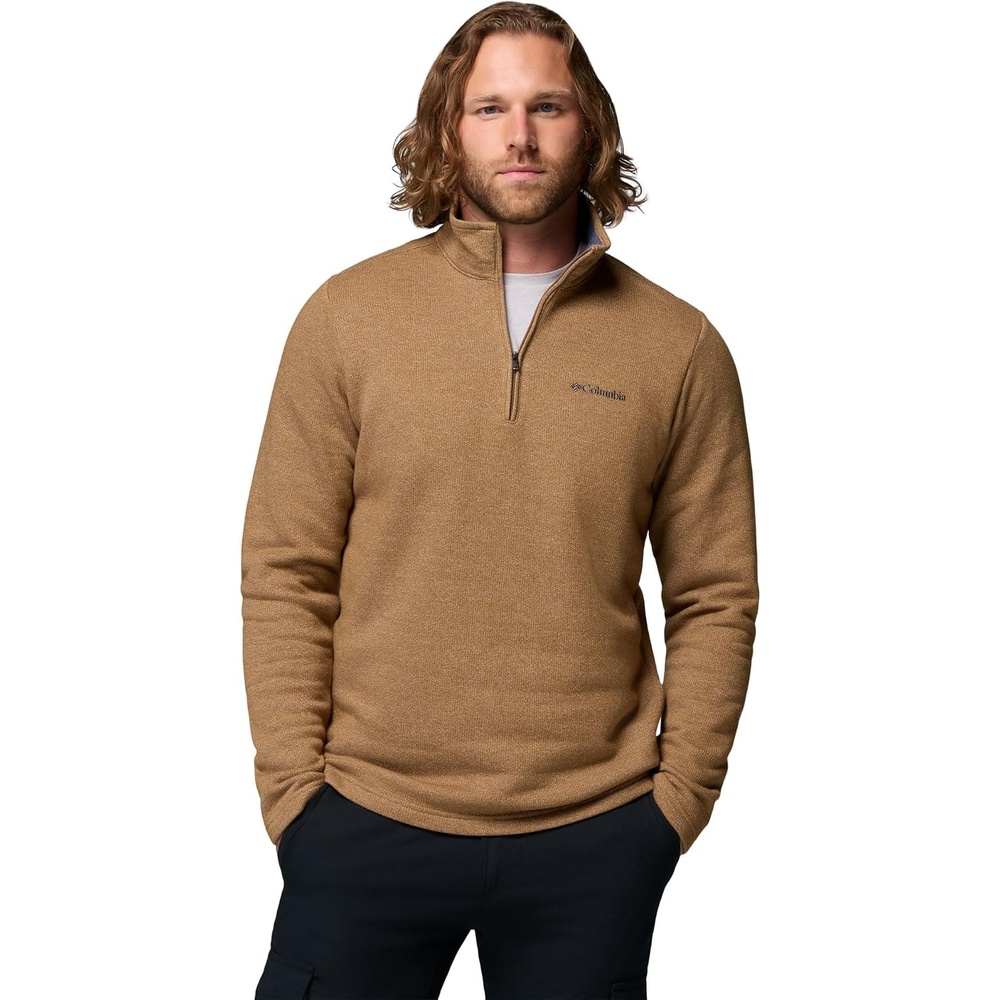 image:imageColumbia Mens Big Great Hart Mountain III Big amp Tall Half ZipDelta Heather