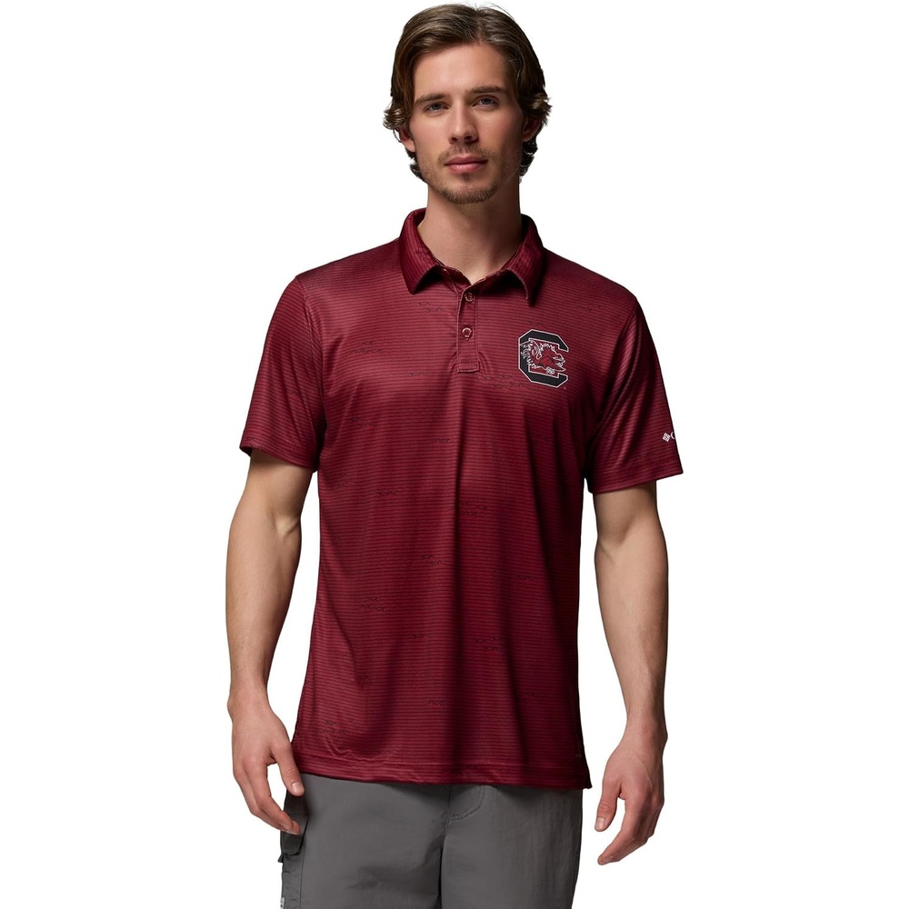image:imageColumbia Mens Collegiate Super Terminal Tackle PoloSc Beet
