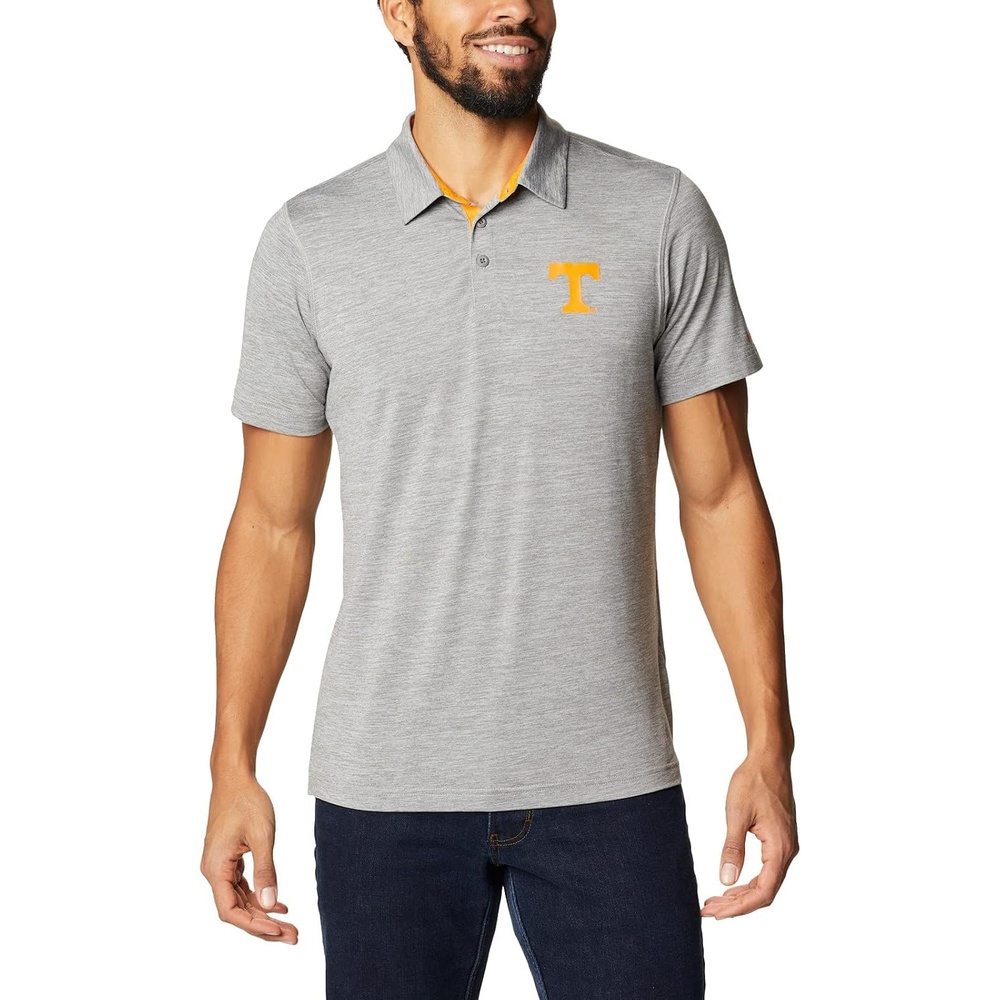 image:imageColumbia Mens Collegiate Tech Trail PoloUt Charcoal