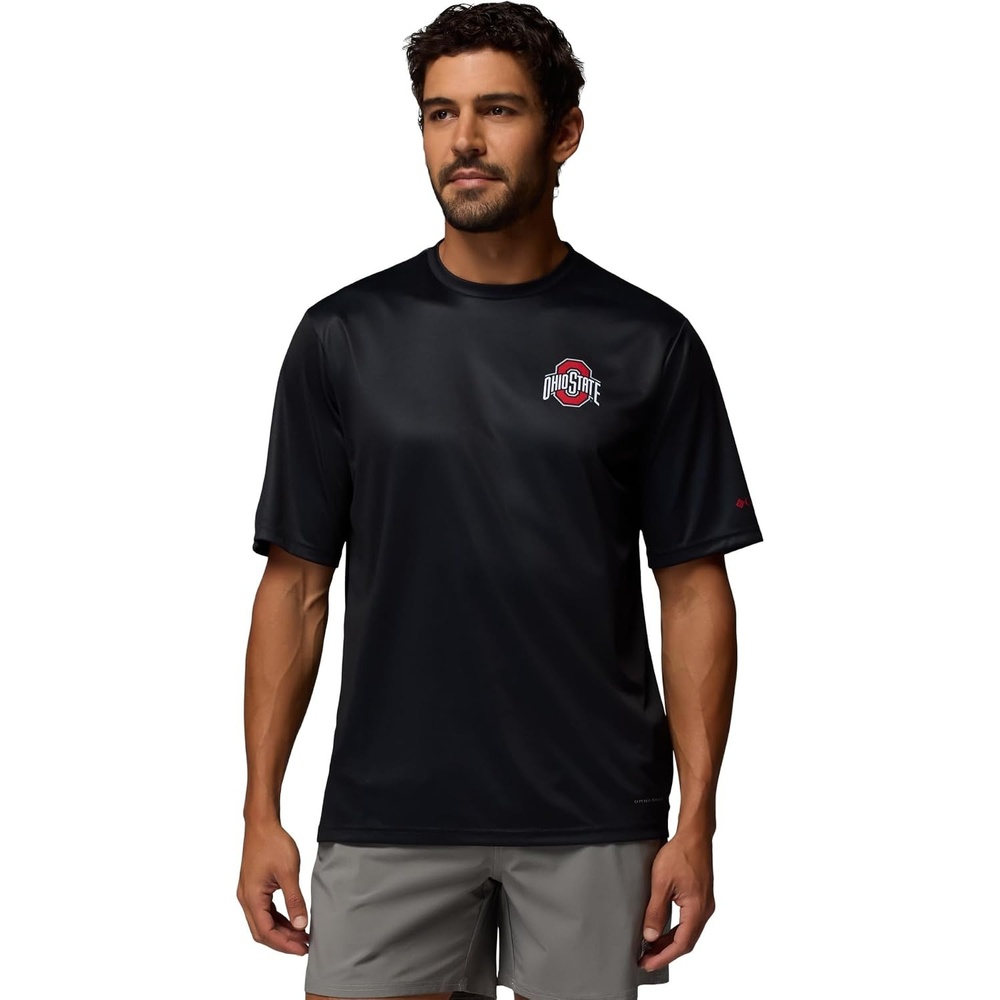 image:imageColumbia Mens Collegiate Terminal Tackle Short Sleeve Shirt Os Black