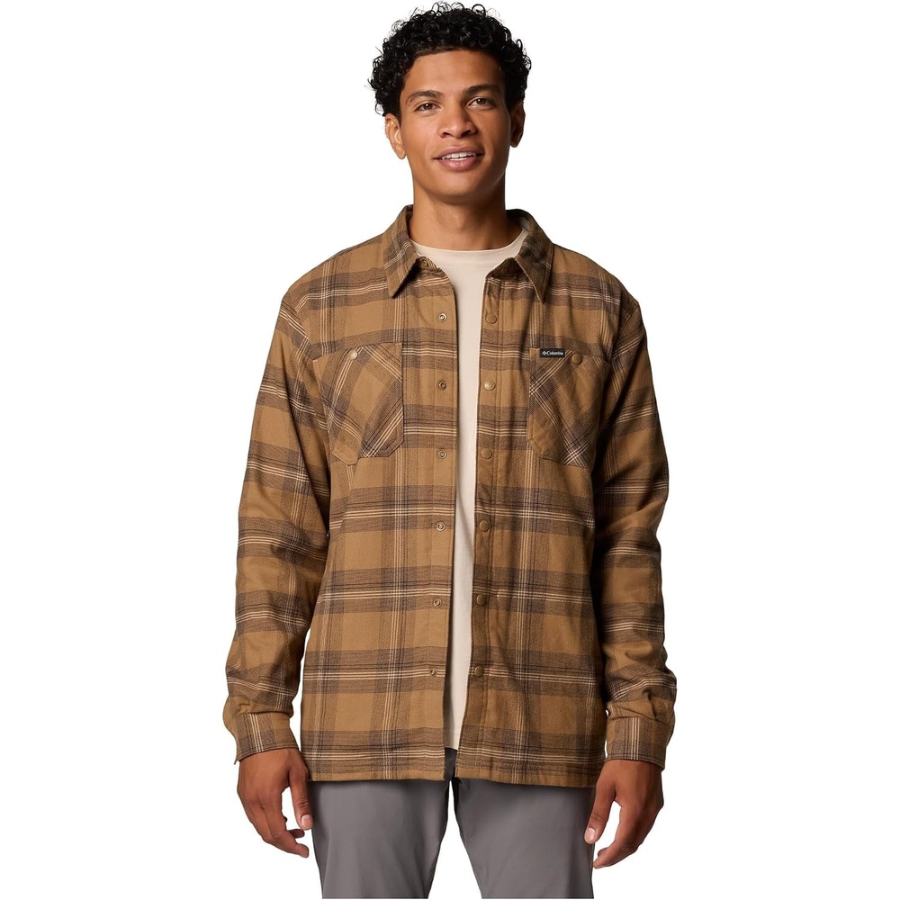 image:imageColumbia Mens Cornell Woods Fleece Lined Shirt JacketDelta Buffalo Tartan