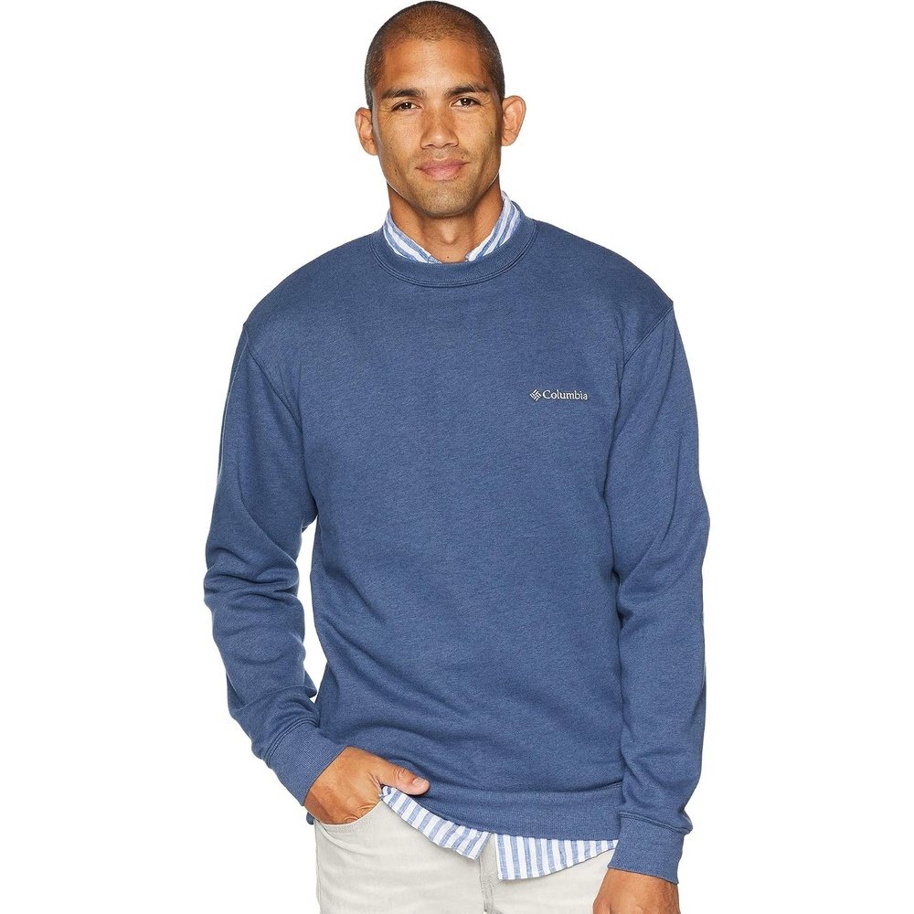image:imageColumbia Mens Hart Mountain II Crew NeckCollegiate Navy Heather