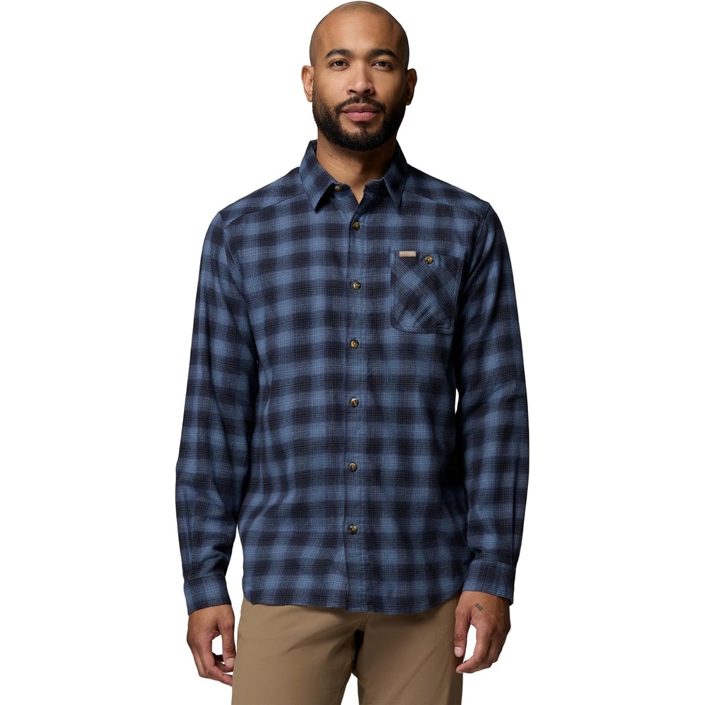 image:imageColumbia Mens Hunt Line Flannel Long Sleeve ShirtNocturnal