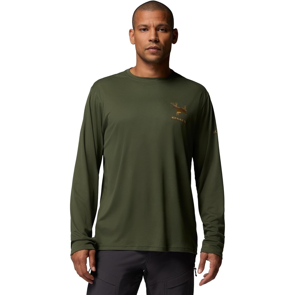 image:imageColumbia Mens PHG Terminal Shot Loyalty Long SleeveSurplus Green