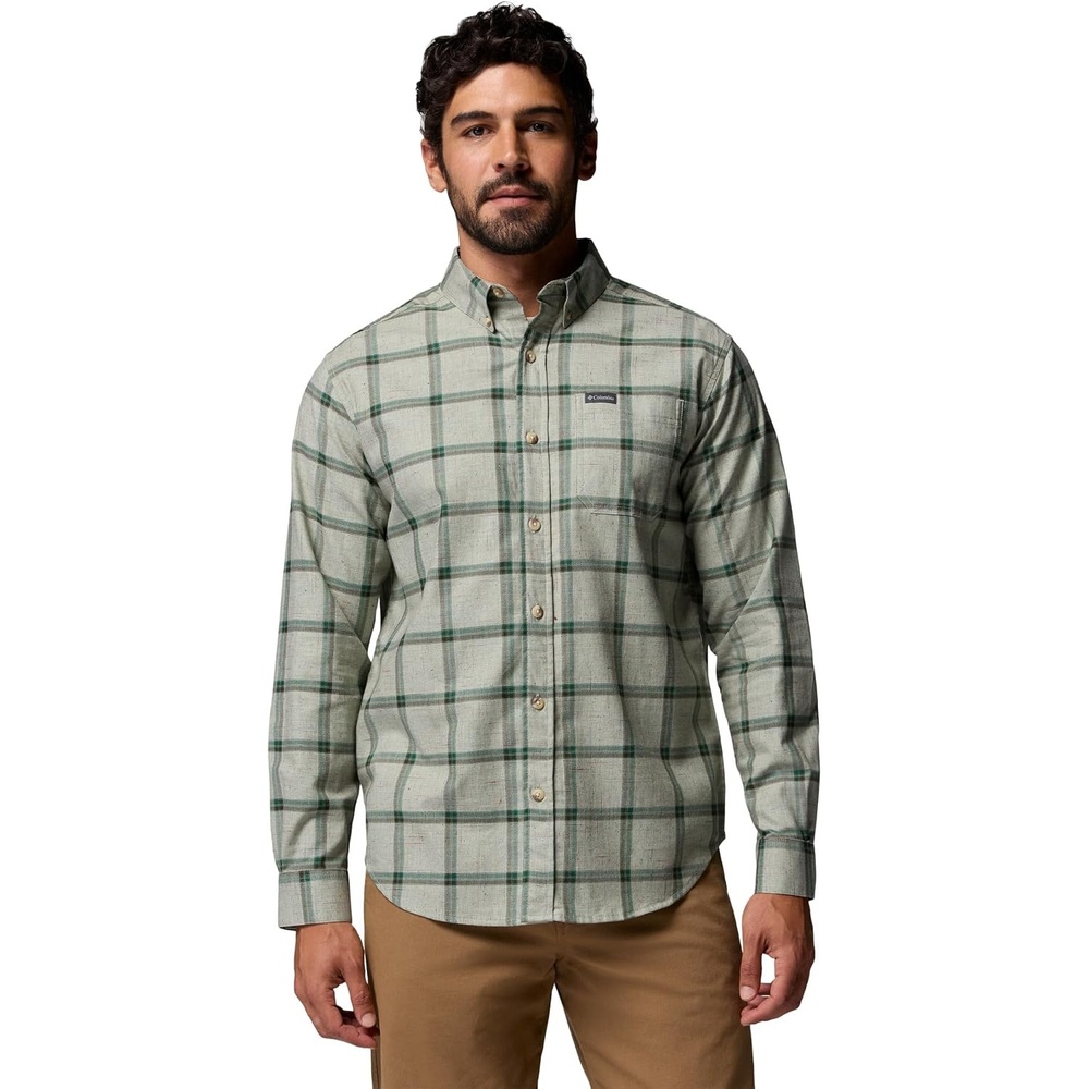 image:imageColumbia Mens Rapid Rivers II Long Sleeve ShirtSafari Windowpane Confetti