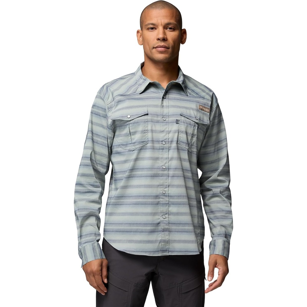 image:imageColumbia Mens Saddle Point II Long Sleeve Western ShirtNiagara