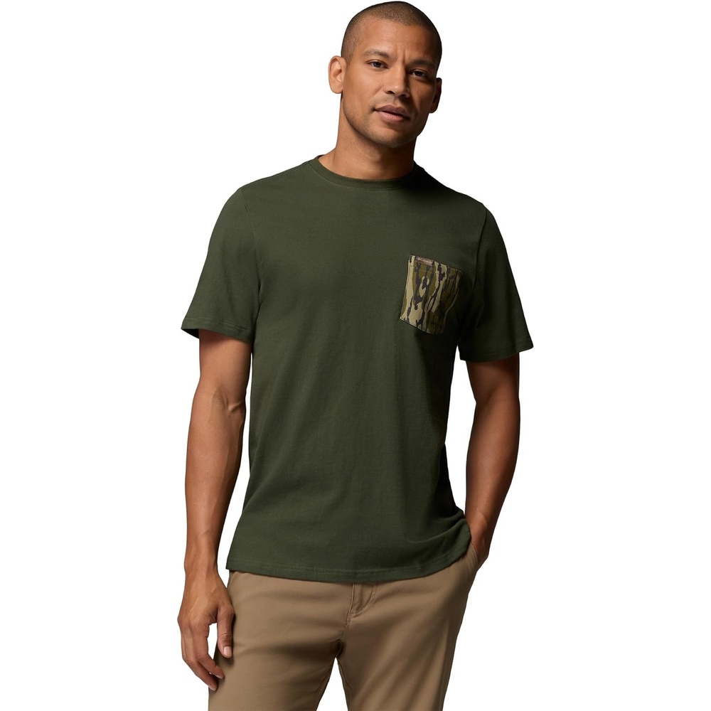 image:imageColumbia Mens Sharptail Camo Pocket TeeSurplus Green