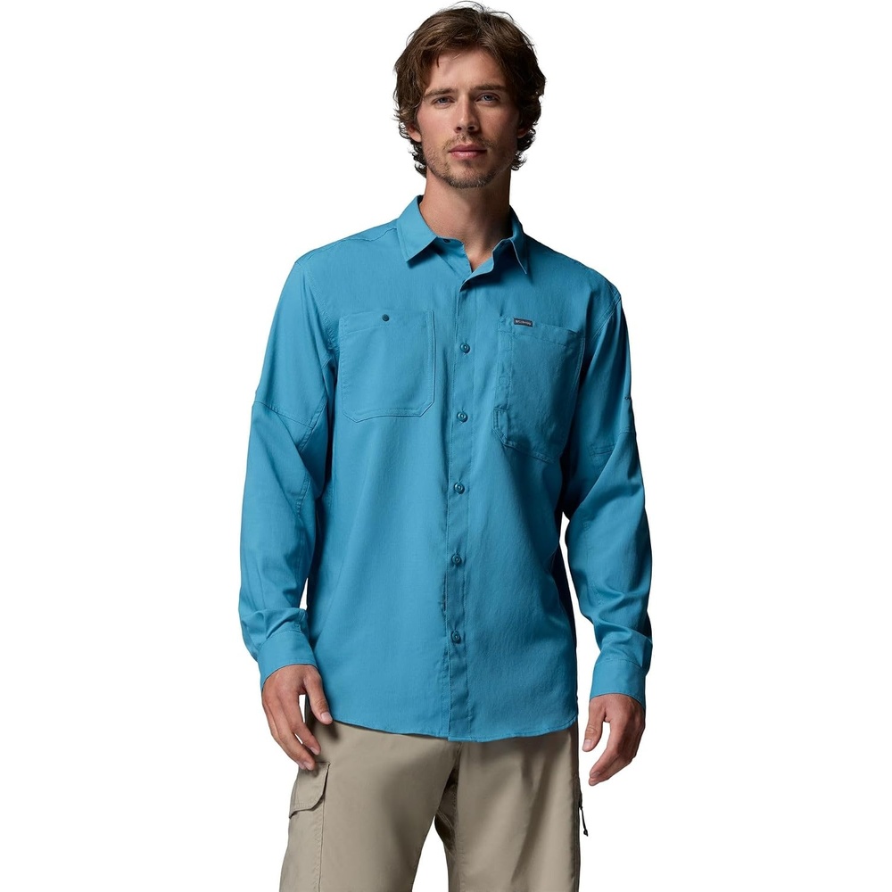 image:imageColumbia Mens Silver Ridge Utility II Long Sleeve ShirtCanyon Blue