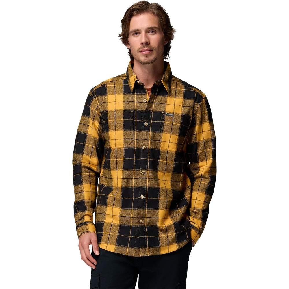 image:imageColumbia Pitchstone Stretch FlannelSquash Macro TartanBlack