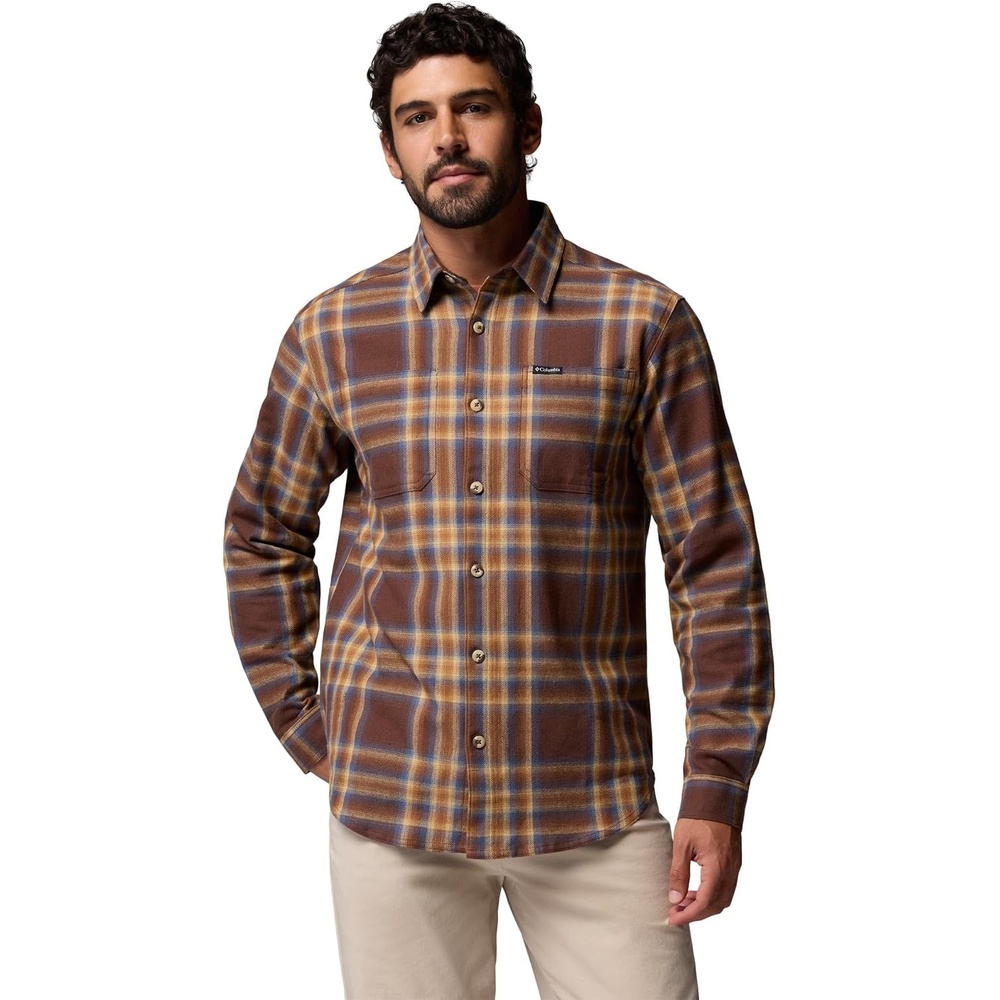 image:imageColumbia Pitchstone Stretch FlannelTobacco Twilights OmbreTobacco