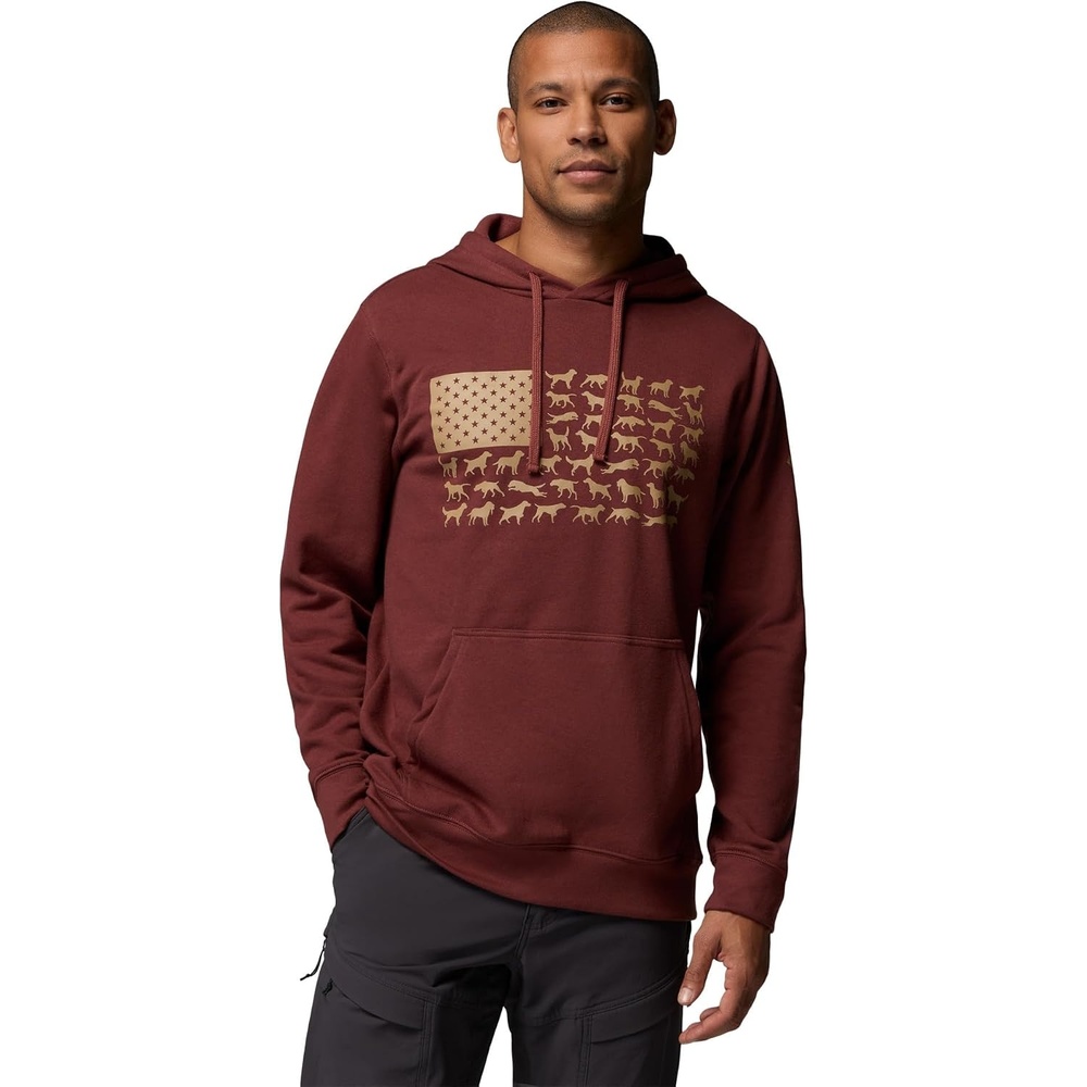 image:imageColumbia mens Phg Game Flag II HoodieRed Rocks
