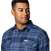 Columbia Flare Gun™ Stretch Flannel(Collegiate Navy River Crossing Plaid)