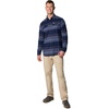 Columbia Flare Gun™ Stretch Flannel(Collegiate Navy Vista Stripe)