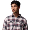 Columbia Flare Gun™ Stretch Flannel(Dark Stone Trails Edge Plaid)