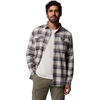 Columbia Flare Gun™ Stretch Flannel(Dark Stone/Dispersed Plaid)