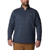 Columbia Men’s Big Great Hart Mountain III Big & Tall Half Zip(Collegiate Navy Solid)