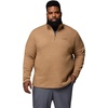 Columbia Men’s Big Great Hart Mountain III Big & Tall Half Zip(Delta Heather)