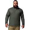 Columbia Men’s Big Great Hart Mountain III Big & Tall Half Zip(Greenscape Heather)