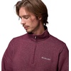 Columbia Men’s Big Great Hart Mountain III Big & Tall Half Zip(Rich Wine Heather)