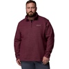 Columbia Men’s Big Great Hart Mountain III Big & Tall Half Zip(Rich Wine Heather)