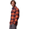 Columbia Men’s Collegiate Flare Gun Flannel Long Sleeve Shirt(Aub – Spark Orange Tartan)