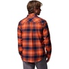 Columbia Men’s Collegiate Flare Gun Flannel Long Sleeve Shirt(Aub – Spark Orange Tartan)