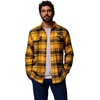 Columbia Men’s Collegiate Flare Gun Flannel Long Sleeve Shirt(Iw – Mlb Gold Tartan)