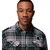 Columbia Men’s Collegiate Flare Gun Flannel Long Sleeve Shirt(Ms – Spruce Tartan)