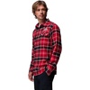 Columbia Men’s Collegiate Flare Gun Flannel Long Sleeve Shirt(Os – Intense Red Tartan)