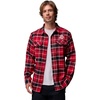 Columbia Men’s Collegiate Flare Gun Flannel Long Sleeve Shirt(Os – Intense Red Tartan)