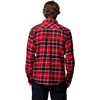 Columbia Men’s Collegiate Flare Gun Flannel Long Sleeve Shirt(Os – Intense Red Tartan)