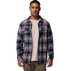 Columbia Men’s Collegiate Flare Gun Flannel Long Sleeve Shirt(Psu – Collegiate Navy Tartan)